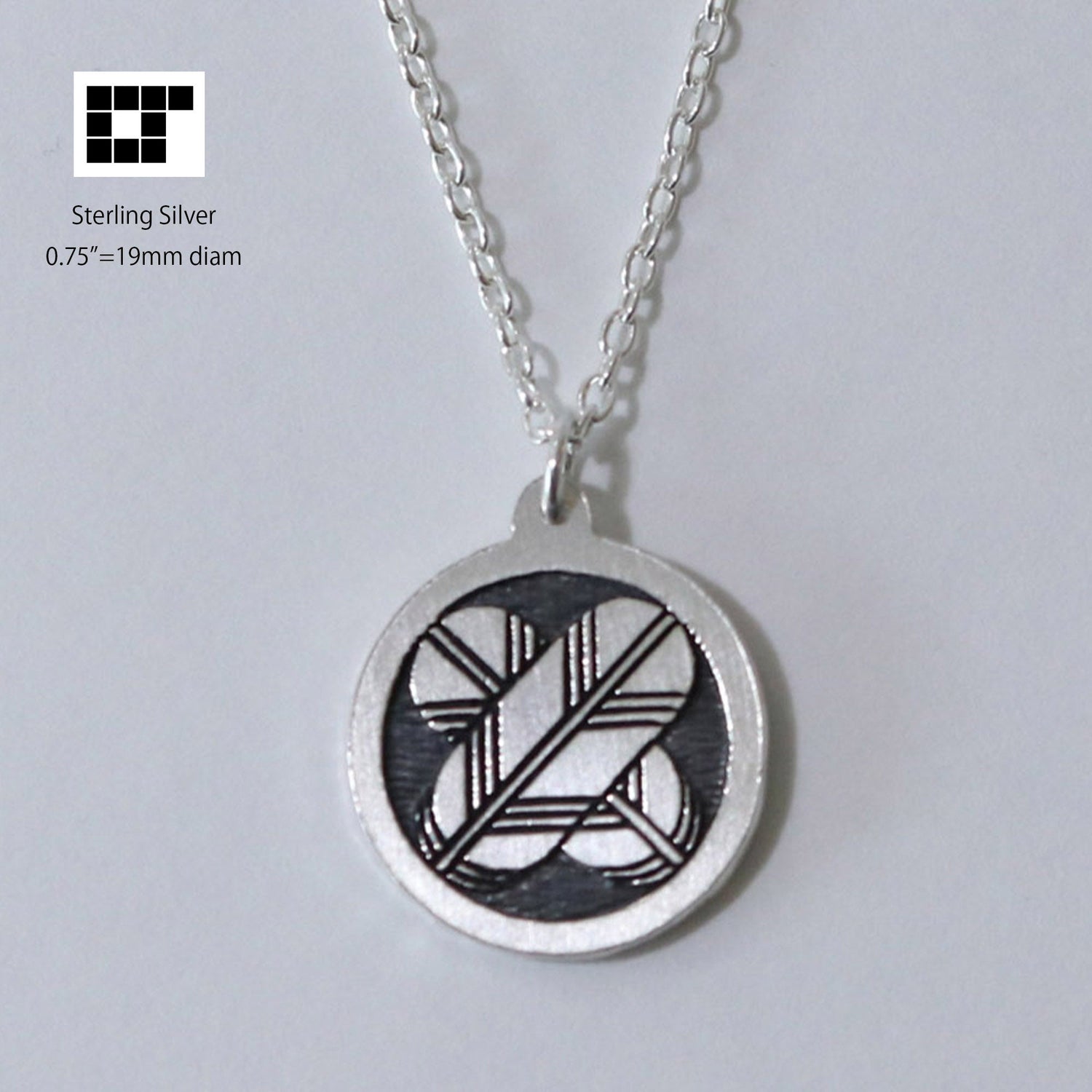 Pendant Standart size 0.75" = 19mm Diameter
