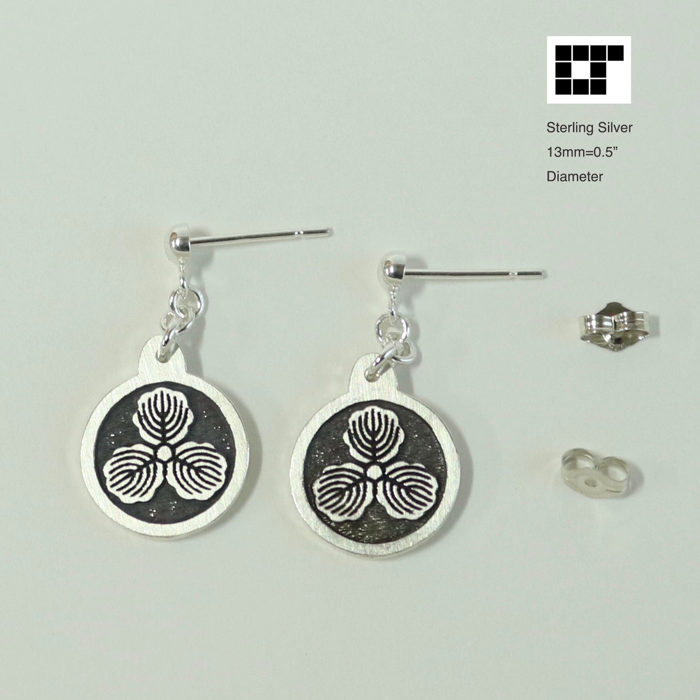 Kamon Earrings - Mitsumatsu