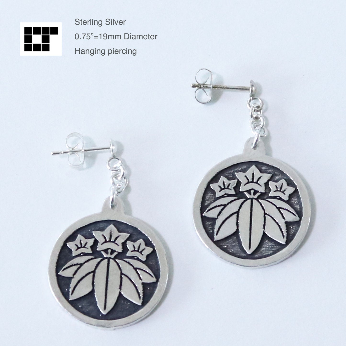 Earrings -  Sasarindor in a circle -