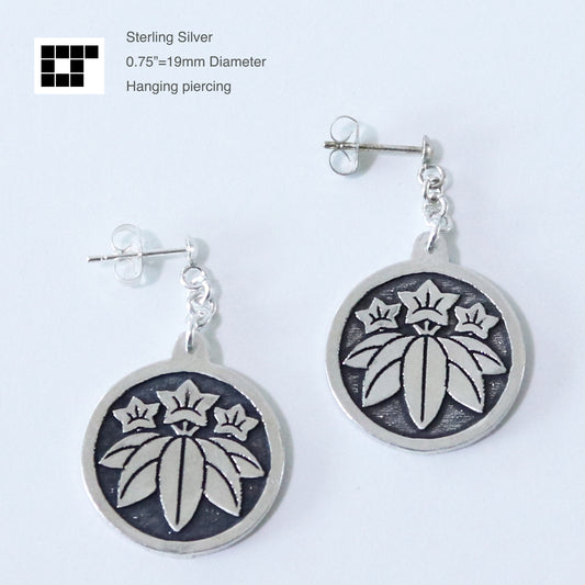 Earrings -  Sasarindor in a circle -