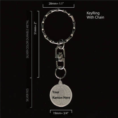 Key chain - Maruni Sasarindo - 丸に笹竜胆