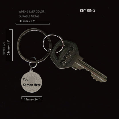 Key Chain - Maruni Kyumaizasa - 丸に九枚笹