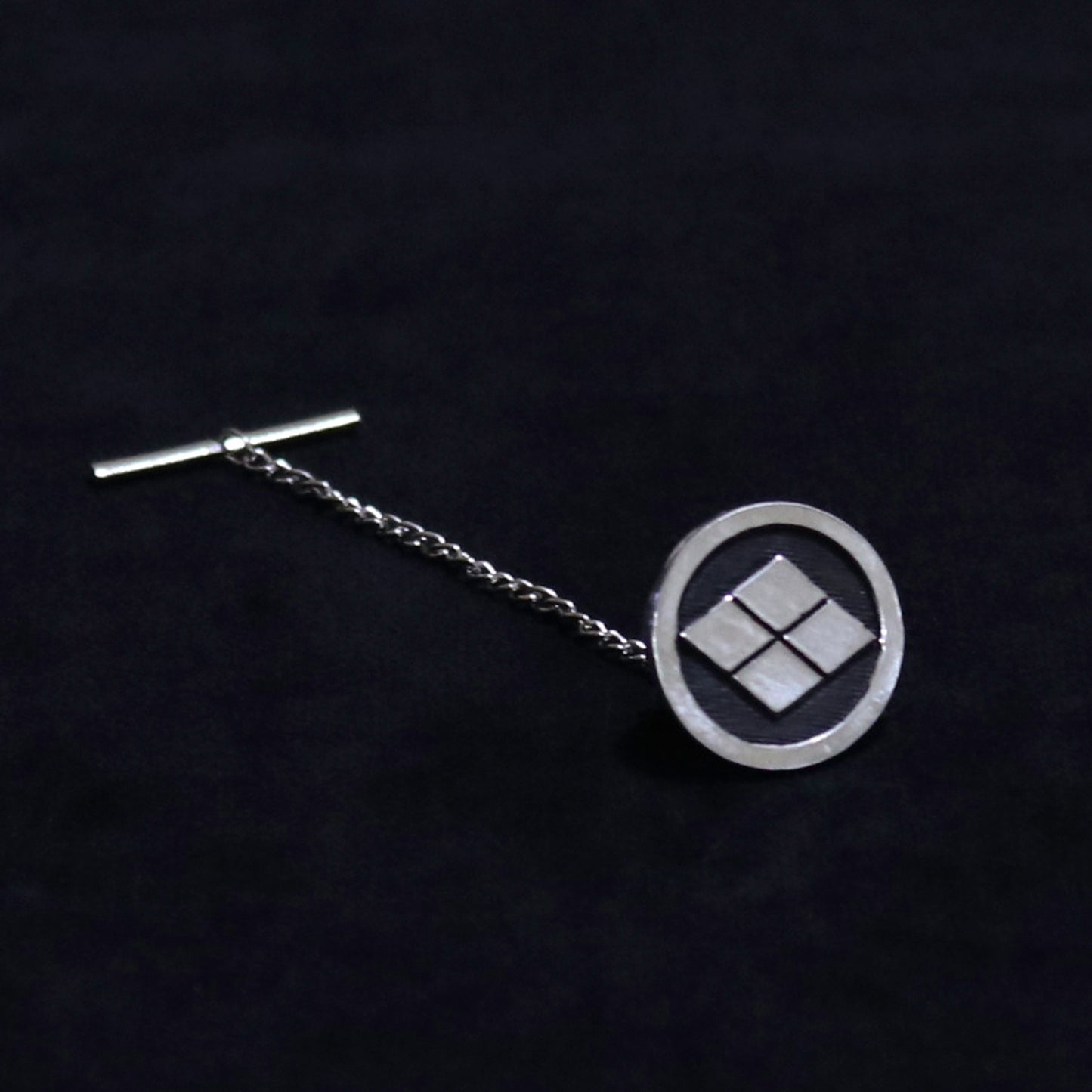 Cufflinks - Takeda-hishi in a circle - 丸に武田菱