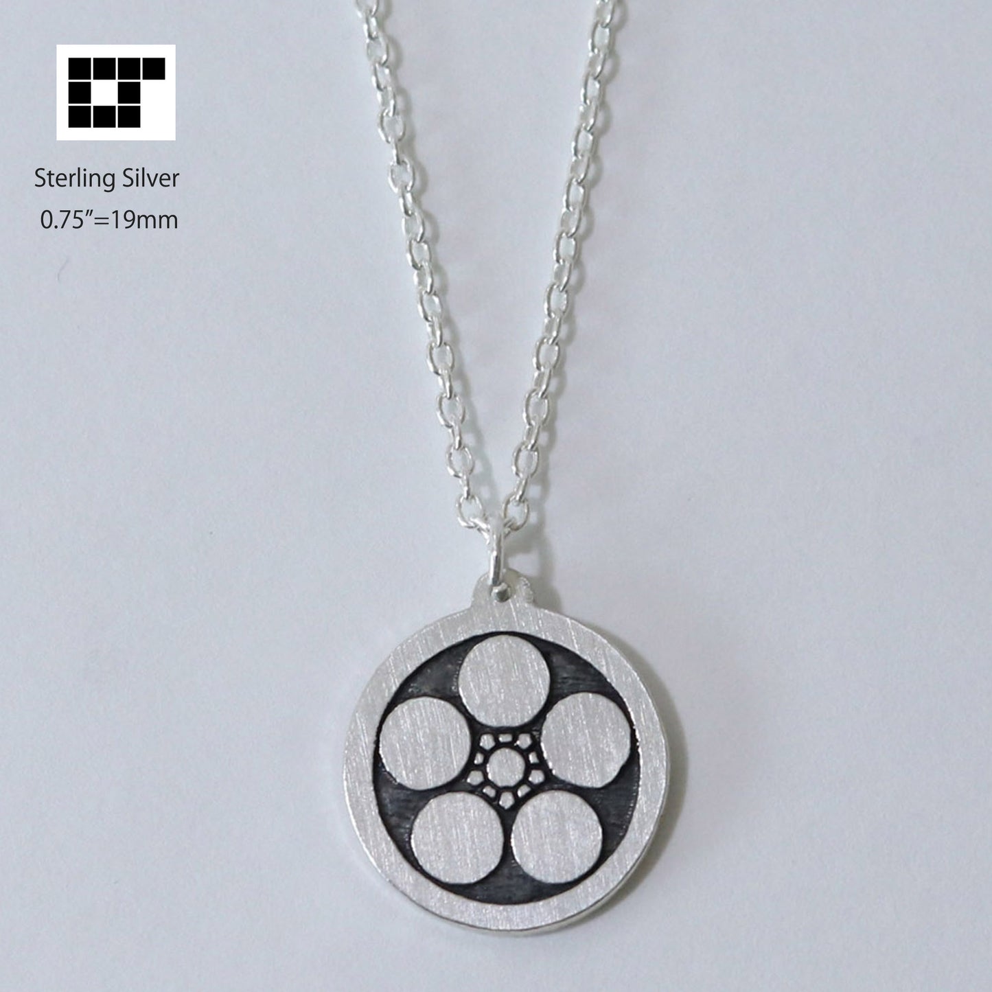 Pendant - Plum - Umebachi - 梅鉢 - Kamon Pendant