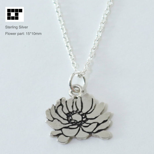 1/2"=13mm Pendant - Flower - 花
