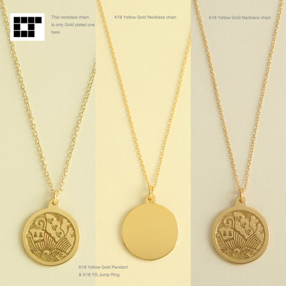 Gold Pendant - Kamon