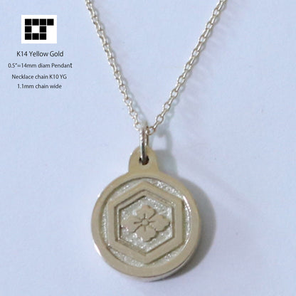 Gold Pendant - Kamon