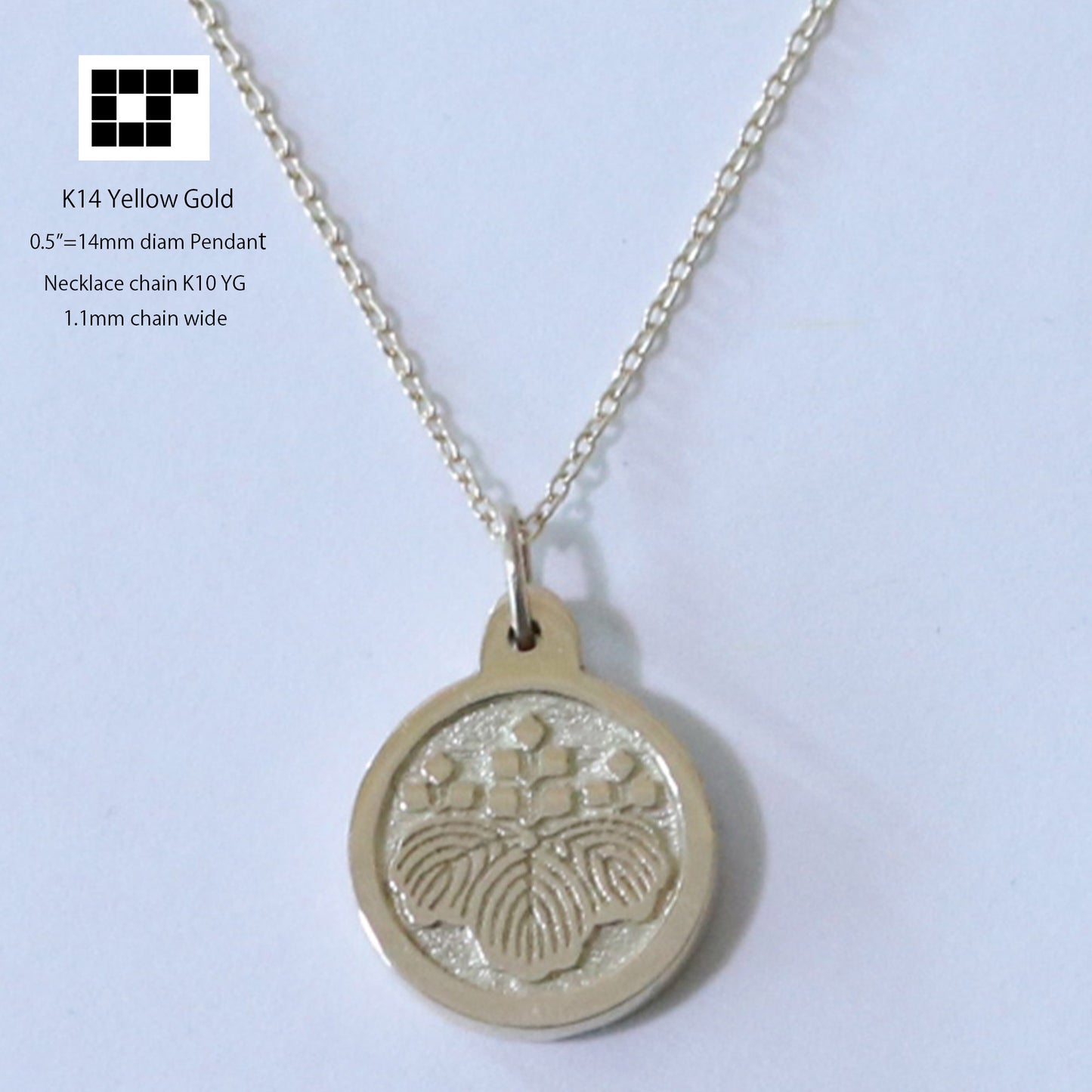 Gold Pendant - Kamon