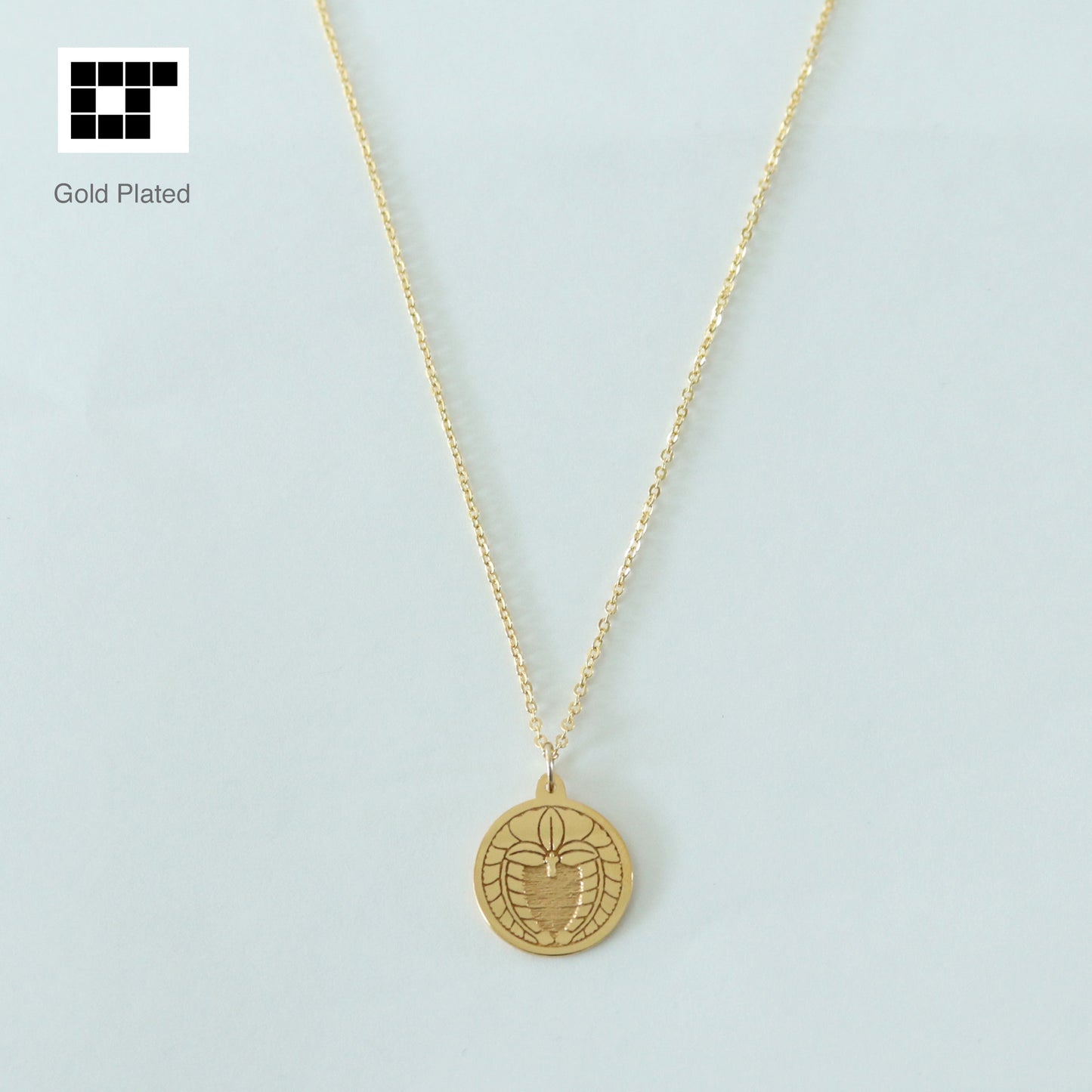 Pendant -  Weeping Wisteria in a circle - 丸に下り藤
