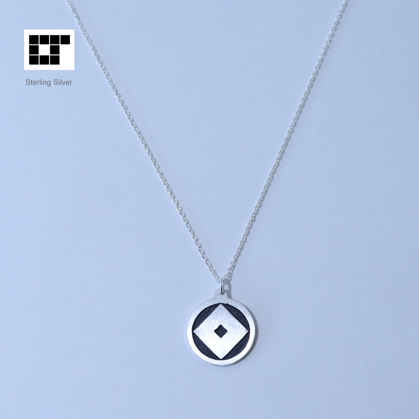 A Japanese nail puller in a circle  - 丸に釘抜き - Maruni Kuginuki - Pendant
