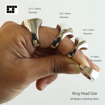 Signet Ring - Left Leaning Three-story Pine Tree in a circle -  丸に左三階松