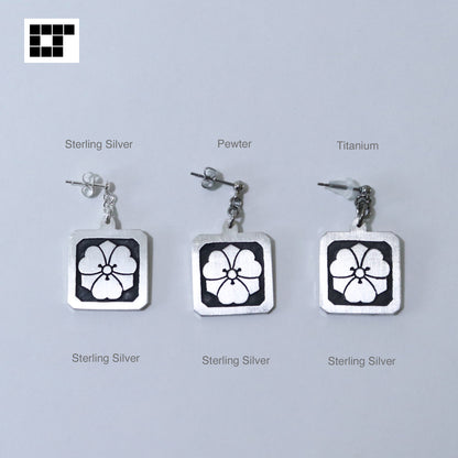 Kamon Earrings - Mitsumatsu