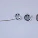 Tie tack - Five three Paulownia in a circle - 丸に五三桐