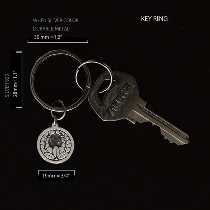 Wisteria Going Up Key Holder- Silver