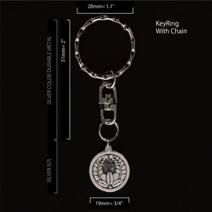 Wisteria Going Up Key Holder- Silver