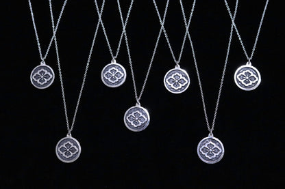 Pendant - Chu-in-no Hanabishi in a circle