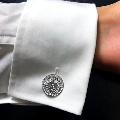 Tie tack - Rokujo Wisteria - Jodo Shinshu emblem - Hongwangi-ha - 六条藤