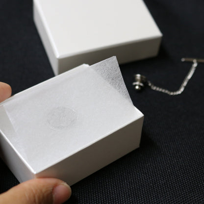 Tie tack - Chu-in-no Hanabishi in a circle - 丸に中陰の花菱