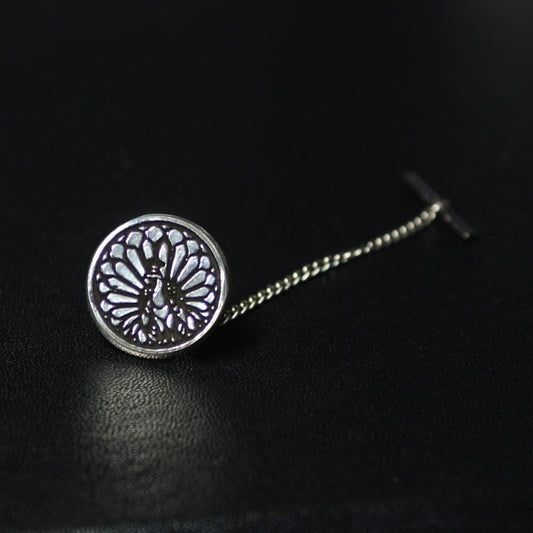 Tie tack - Peacocks
