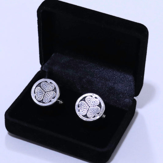 Cufflinks - Tokugawa Mallow  - 徳川葵