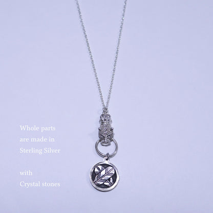 Kamon Jaguar Necklace - Going up Wisteria in a circle
