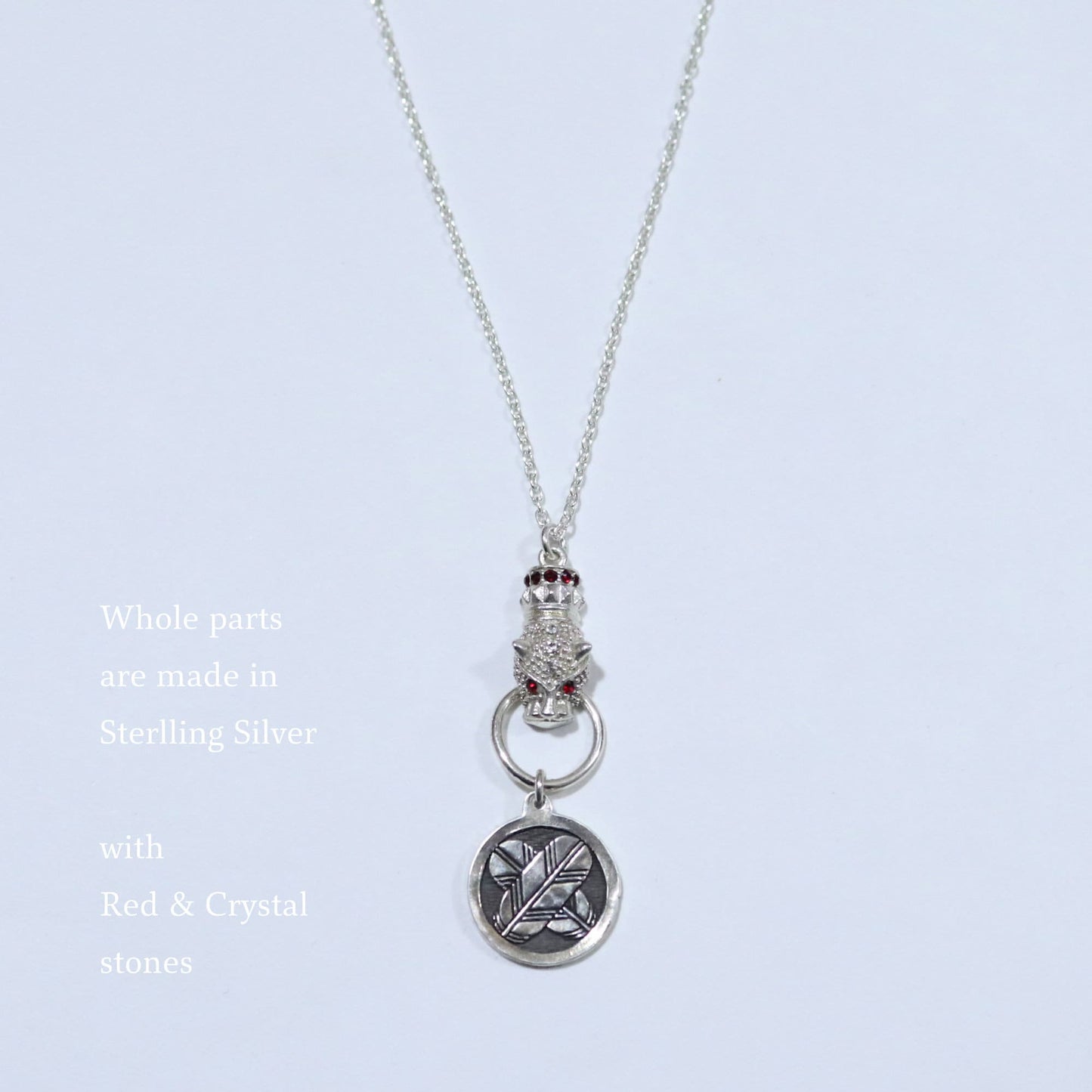 Kamon Jaguar Necklace - Going up Wisteria in a circle