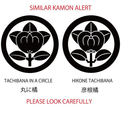 Mandarine Orange in a circle- Small Ring - Japanese Kamon ring