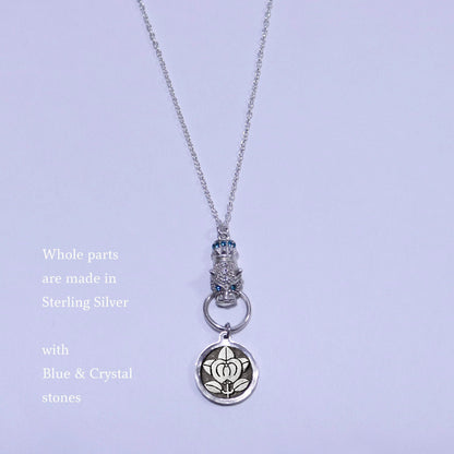 Kamon Jaguar Necklace - Hikone Tachibana - Hikone Mandarine Orange