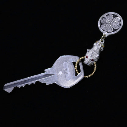 Kamon Jaguar Key accessory -  in a circle
