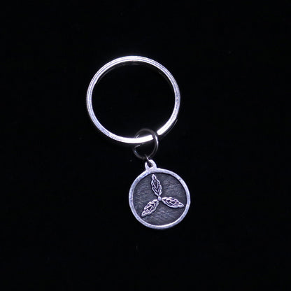 Key chain - Tosa-Oak in a circle -  丸に土佐柏