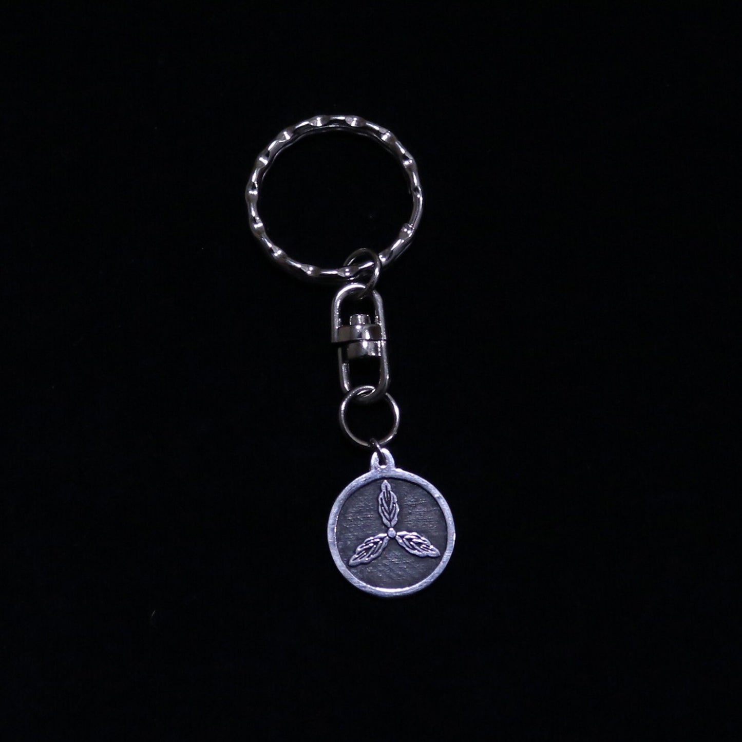 Key chain - Tosa-Oak in a circle -  丸に土佐柏