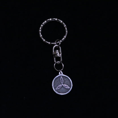 Key chain - Tosa-Oak in a circle -  丸に土佐柏