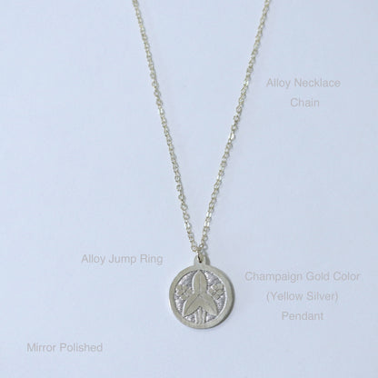 Pendant - Standing alismatis rhizoma in a circle - Maruni Tachi Omodaka: 丸に立ち沢瀉