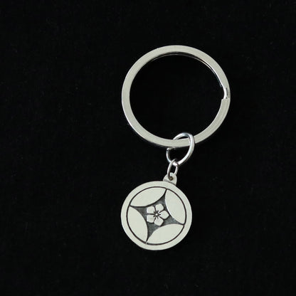 Key chain - Maruni Shippou ni Kikyo - 丸に七宝に桔梗