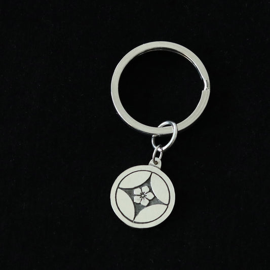 Key chain - Maruni Shippou ni Kikyo - 丸に七宝に桔梗