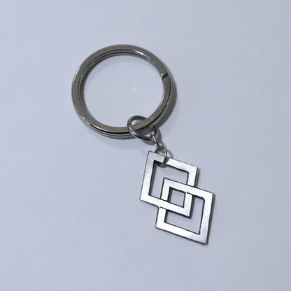 Key chain - Crossing Lozenges - 違い菱