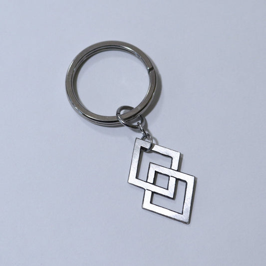 Key chain - Crossing Lozenges - 違い菱