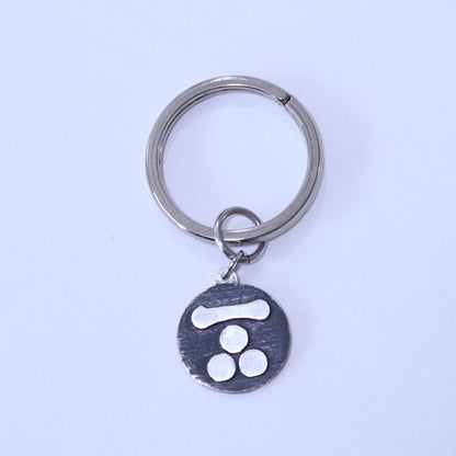 Nagamon Three stars - Nagamon Mitsu Boshi - Key chain - Kamon - Japanese Family Crest