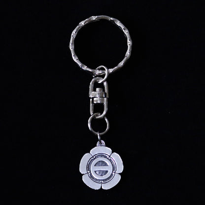 Key chain -One Line in a Circle in Five Petals - Gokani Maruni Ichi Biki
