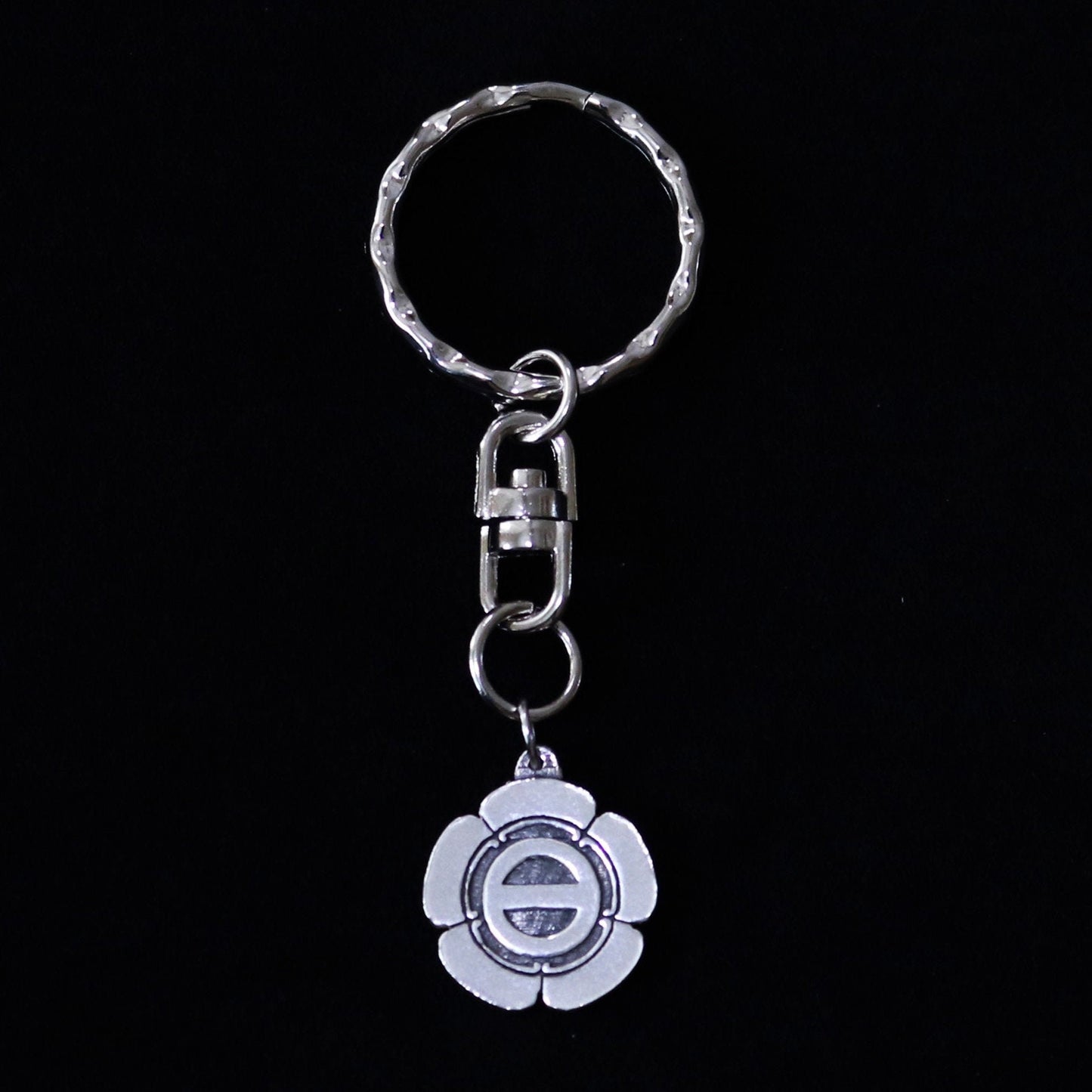 One Line in a Circle in Five Petals - Gokani Maruni Ichi Biki - Key chain - Kamon - Japanese Family Crest