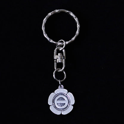One Line in a Circle in Five Petals - Gokani Maruni Ichi Biki - Key chain - Kamon - Japanese Family Crest