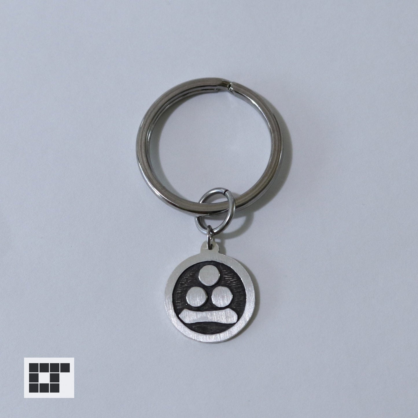 Key chain - Watanabe star in a circle - Maruni Watanabe Hoshi - 丸に渡辺星