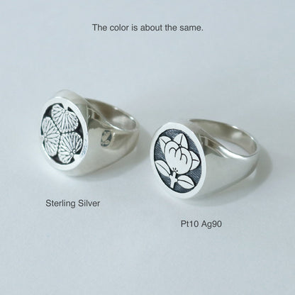 Umebachi - Small Ring - Japanese Kamon ring