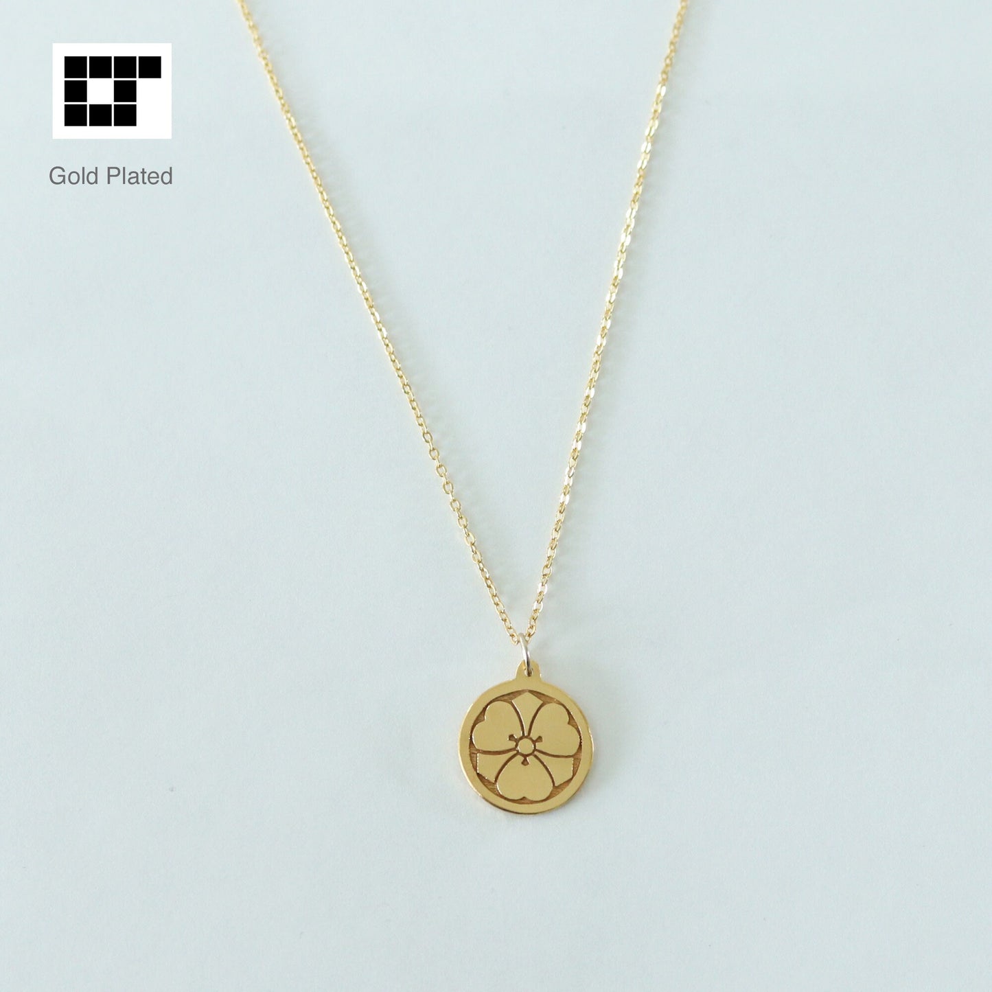 Pendant - Kenkatabami- wood sorrel and sword Kamon