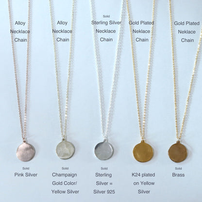 Small Pendant - Flower - Necklace