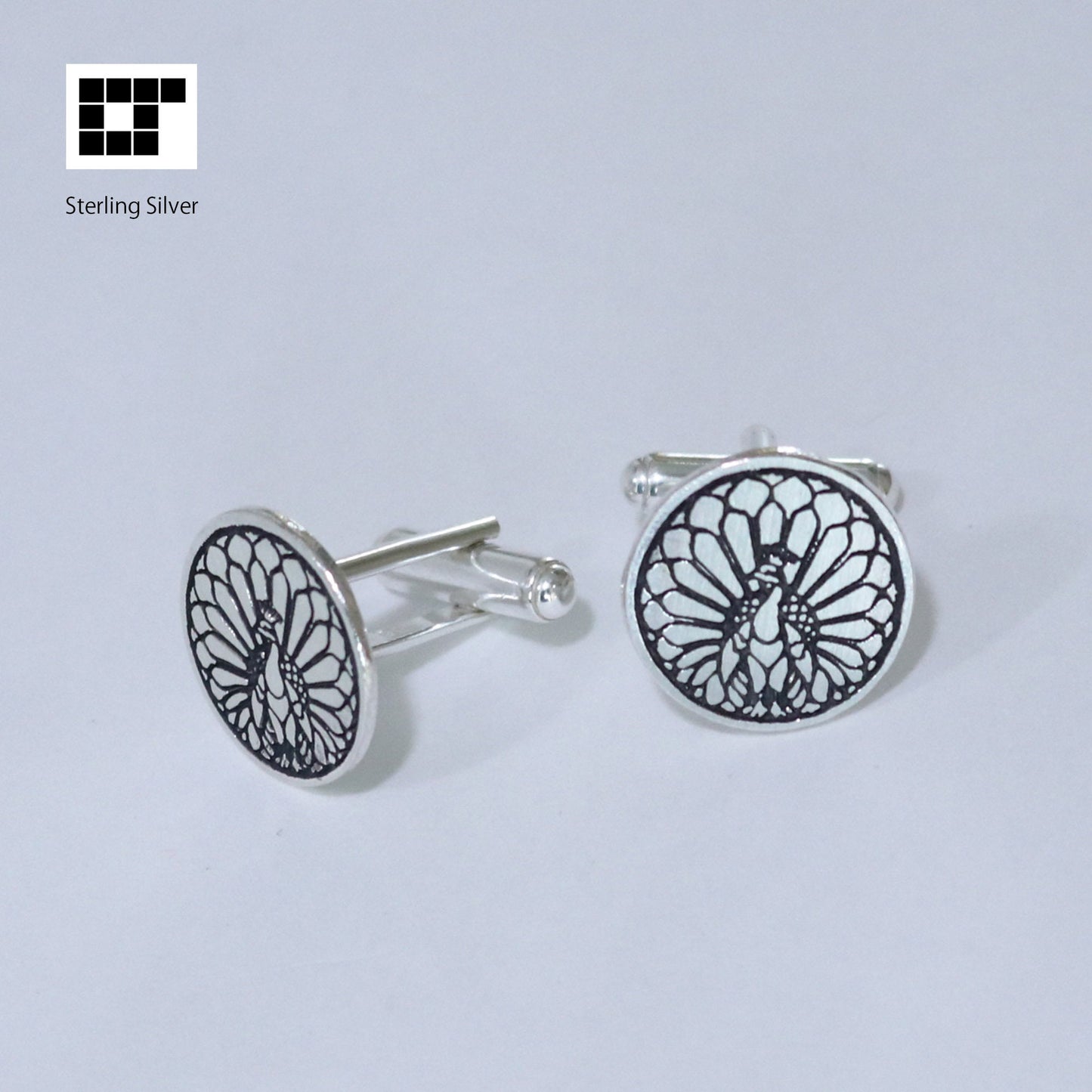 Cufflinks - Peacocks