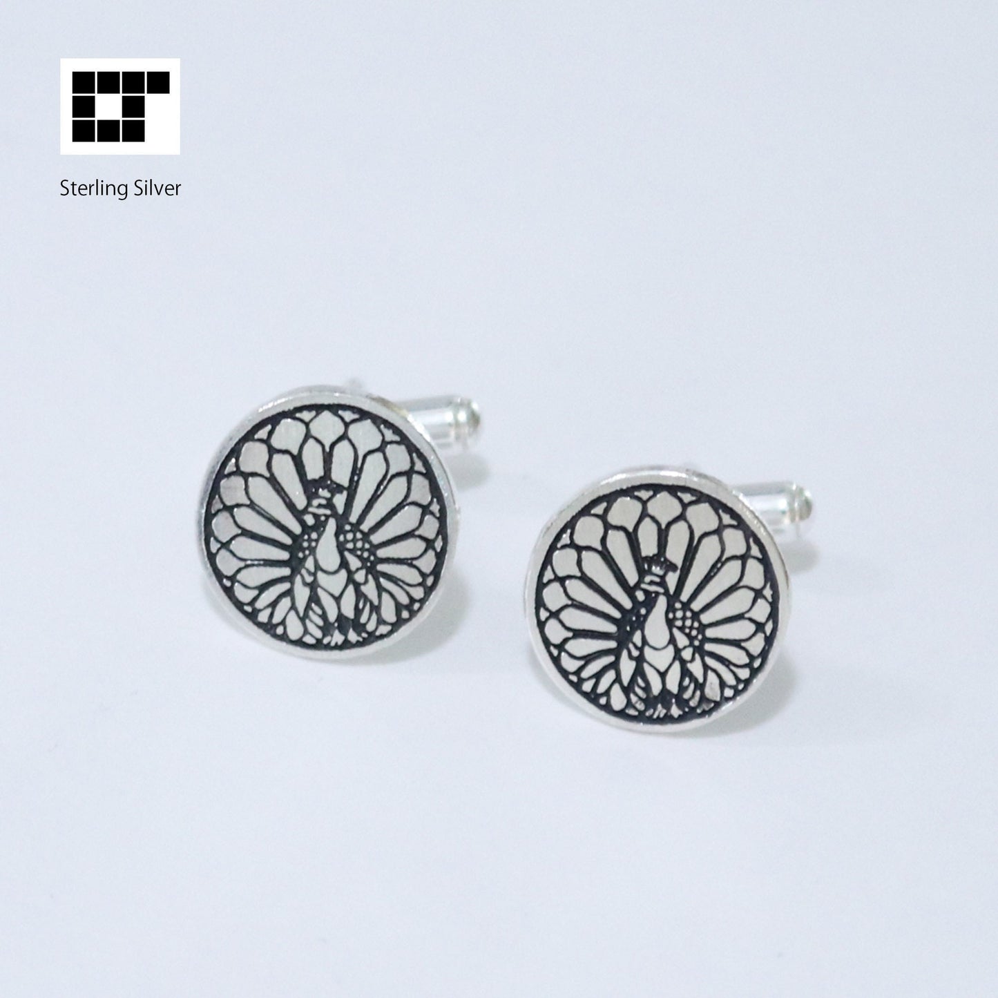 Cufflinks - Peacocks