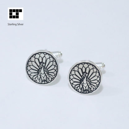 Cufflinks - Peacocks