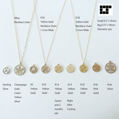 Gold Pendant - Kamon