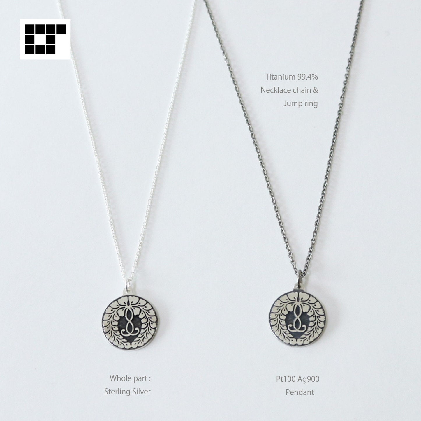 Pendant - Rokujou-Wisteria - Jodo Shinshu emblem- Honguwanji-ha